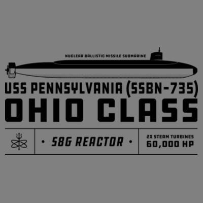 Ohio Class Ballistic Submarine - Polar Camel 20 oz. Tall Stainless Steel Vacuum Insulated Tumbler Design