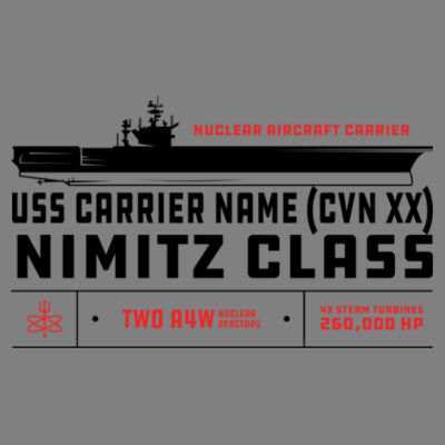 Nimitz Class Aircraft Carrier - Polar Camel 20 oz. Tall Stainless Steel Vacuum Insulated Tumbler Design