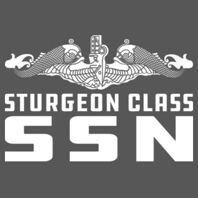 Sturgeon Class Attack Submarine - Triblend V-Neck T-Shirt Design