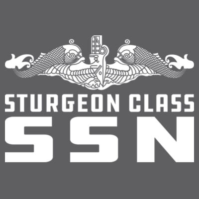 Sturgeon Class Attack Submarine - Triblend Short Sleeve T-Shirt Design