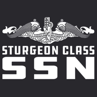 Sturgeon Class Attack Submarine - Men's Triblend Crew Design