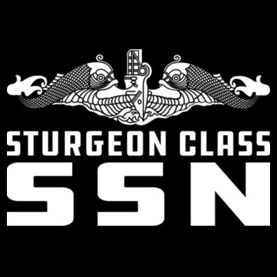 Sturgeon Class Attack Submarine - Glitter Hoodie Design