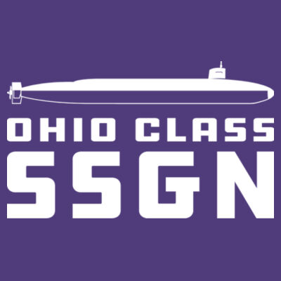 Ohio Class Guided Missile Submarine - Ladies' CVC T-Shirt Design