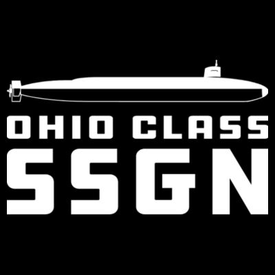 Ohio Class Guided Missile Submarine - Glitter Hoodie Design
