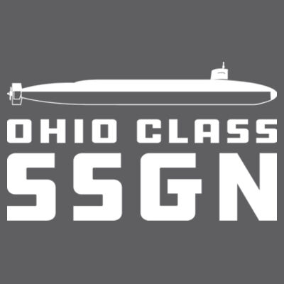 Ohio Class Guided Missile Submarine - Triblend Short Sleeve T-Shirt Design