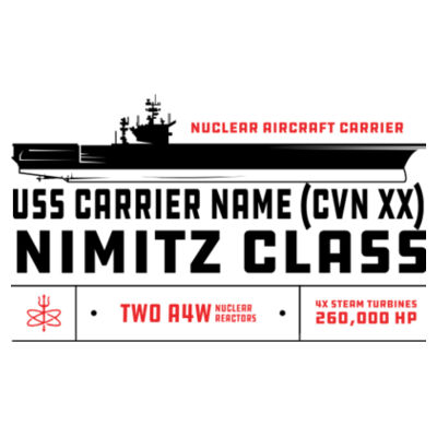 Custom Nimitz Class Aircraft Carrier - 17 oz Stainless Steel Pint Glass (HLCC) Design