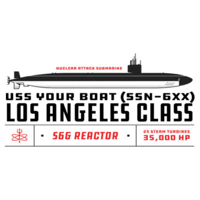 Custom Los Angeles Class Submarine - Polar Camel 20 oz. Tall Stainless Steel Vacuum Insulated Tumbler Design
