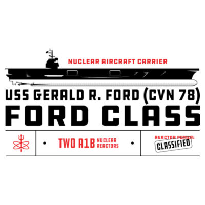 Custom Ford Class Aircraft Carrier - 11 oz Ceramic Mug (HLCC1) Design