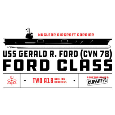 Custom Ford Class Aircraft Carrier - 17 oz Stainless Steel Pint Glass (HLCC) Design