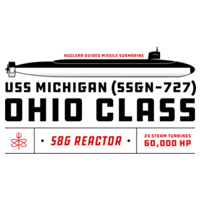 Ohio Class Guided Missile Submarine (SSGN) - Polar Camel 20 oz. Tall Stainless Steel Vacuum Insulated Tumbler Design