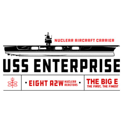 USS Enterprise with Original Island - 17 oz Stainless Steel Pint Glass (HLCC) Design