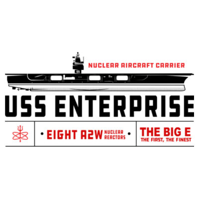 USS Enterprise with Original Island - Polar Camel 20 oz. Tall Stainless Steel Vacuum Insulated Tumbler Design