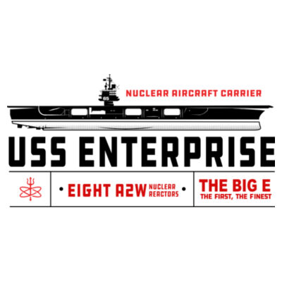 USS Enterprise with 1982-2012 Island  - Polar Camel 20 oz. Tall Stainless Steel Vacuum Insulated Tumbler Design