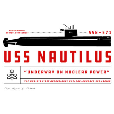 USS Nautilus - Underway on Nuclear Power - 11 oz Ceramic Mug (HLCC1) Design