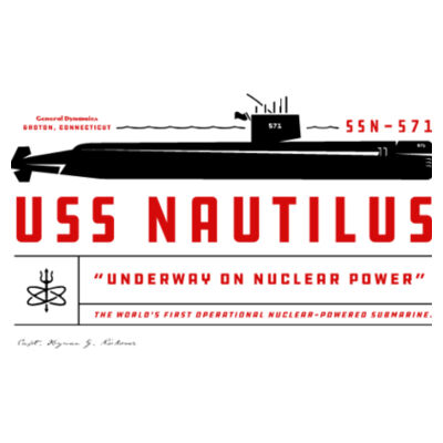 USS Nautilus - Underway on Nuclear Power - 17 oz Stainless Steel Pint Glass (HLCC) Design