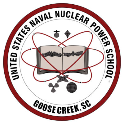 Naval Nuclear Power School (NNPS) Goose Creek Alumni - Round Christmas Ornament (HLCC) Design