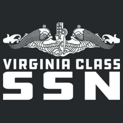 Virginia Class Fast Attack Submarine - DryBlend™ 50 Cotton/50 DryBlend™Poly T Shirt Design