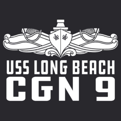 USS Long Beach (CGN-9) - Men's Triblend Crew Design