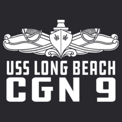 USS Long Beach (CGN-9) - Ladies' Triblend Crew Design
