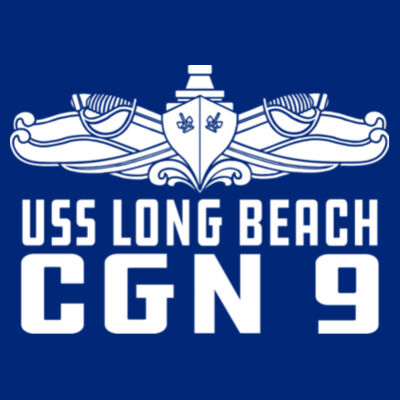 USS Long Beach (CGN-9) - Men's CVC Crew Design