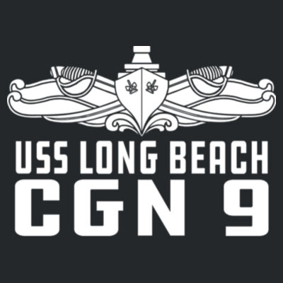 USS Long Beach (CGN-9) - DryBlend™ 50 Cotton/50 DryBlend™Poly T Shirt Design