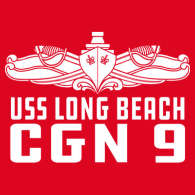 USS Long Beach (CGN-9) - Ladies Ultra Cotton™ 100% Cotton T Shirt Design