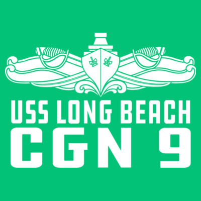 USS Long Beach (CGN-9) - Heavy Blend™ Youth 8 oz., 50/50 Hood Design