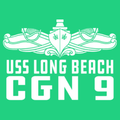USS Long Beach (CGN-9) - Men's Triblend V Neck Design