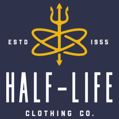 Half-Life Clothing Company Left Chest with Sub/Ship Hull Number - DryBlend™ Pullover Unisex Hooded Sweatshirt Design