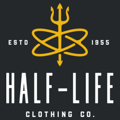 Half-Life Clothing Company Left Chest with Sub/Ship Hull Number - DryBlend™ 50 Cotton/50 DryBlend™Poly T Shirt Design
