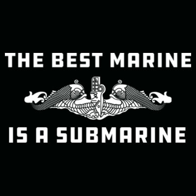 The Best Marine is a Submarine - Face Cover / Mask with Filter Pocket Design