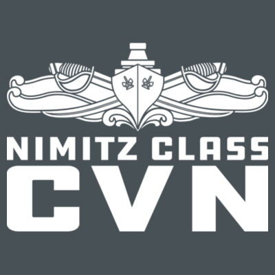 Nimitz Class Aircraft Carrier (SW)  - Ladies' Triblend Racerback Tank Design