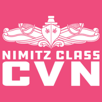 Nimitz Class Aircraft Carrier (SW)  - Ladies' Flowy Racerback Tank - Dark Design
