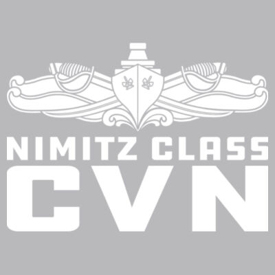 Nimitz Class Aircraft Carrier (SW)  - Ladies' Sueded V-Neck Hooded Sweatshirt Design