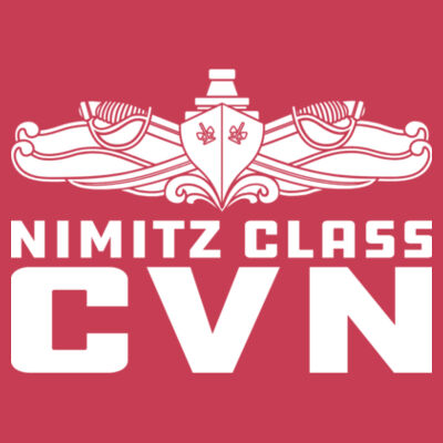 Nimitz Class Aircraft Carrier (SW)  - Men's Triblend Long-Sleeve Crew Design