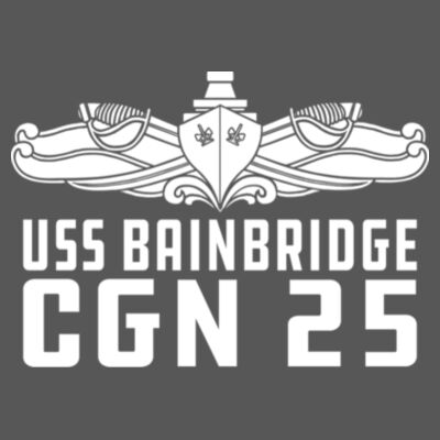 USS Bainbridge (CGN-25) - Triblend V-Neck T-Shirt Design