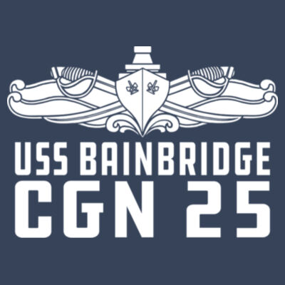USS Bainbridge (CGN-25) - Ladies' Triblend Racerback Tank Design