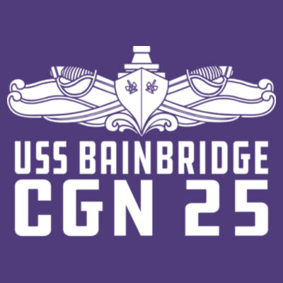 USS Bainbridge (CGN-25) - Ladies' CVC T-Shirt Design