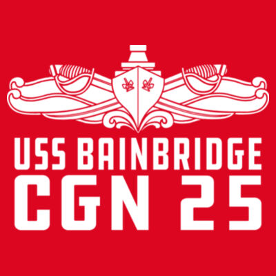 USS Bainbridge (CGN-25) - Ladies Ultra Cotton™ 100% Cotton T Shirt Design