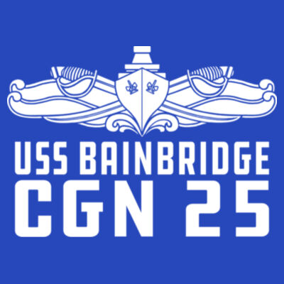 USS Bainbridge (CGN-25) - Champion Adult Reverse Weave® 12 oz. Crew Design
