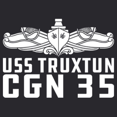 USS Truxtun (CGN-35) - Men's Triblend Crew Design