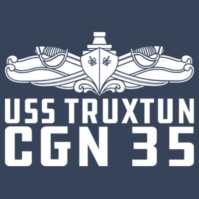 USS Truxtun (CGN-35) - Ladies' Triblend Racerback Tank Design