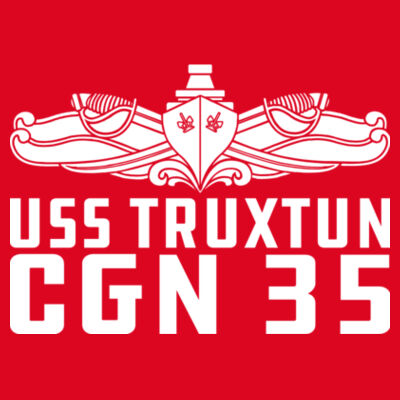 USS Truxtun (CGN-35) - Ladies Ultra Cotton™ 100% Cotton T Shirt Design