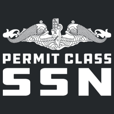 Permit Class Fast Attack Submarine - DryBlend™ 50 Cotton/50 DryBlend™Poly T Shirt Design