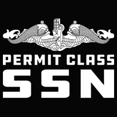 Permit Class Fast Attack Submarine - Adult PCH Pullover Hoody Design