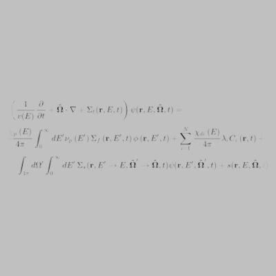 Neutron Transport Equation - Pub Style Stainless Steel Bottle Opener Design