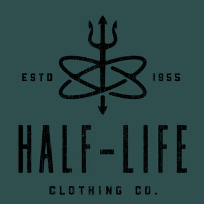 Blackout Half-Life Clothing Company Left Chest with Sub/Ship Hull Number - Unisex V Neck Poly-Rich Tee Design