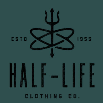 Blackout Half-Life Clothing Company Left Chest with Sub/Ship Hull Number - Unisex Poly-Rich Tee Design