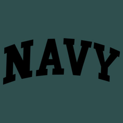 Blackout Navy - Unisex V Neck Poly-Rich Tee Design