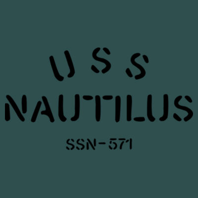 Blackout USS Nautilus - Unisex V Neck Poly-Rich Tee Design